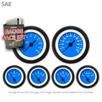 GAR238ZMXOABAD Marker Blue Clock Gauge Aurora Instruments 