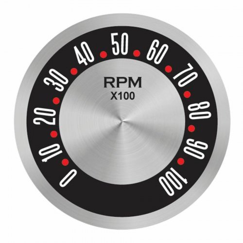 American Retro Rodder Series Tachometer Face instructions, warranty, rebate